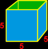 the volume of a cube