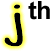 j th