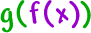 g( f( x ) )