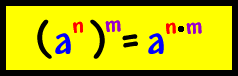Exponent Rule #3: ( a^n)^m = a^nm