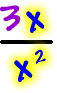 3x / x^2
