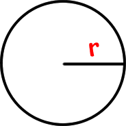 cicle with radius r