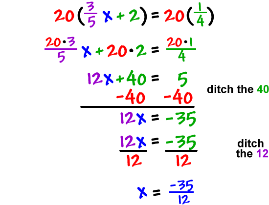 solve equations with variables on both sides fractional coefficients calculator