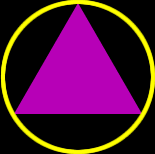 a circle circumscribed about a triangle