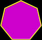 regular heptagon