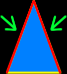 isosceles triangle